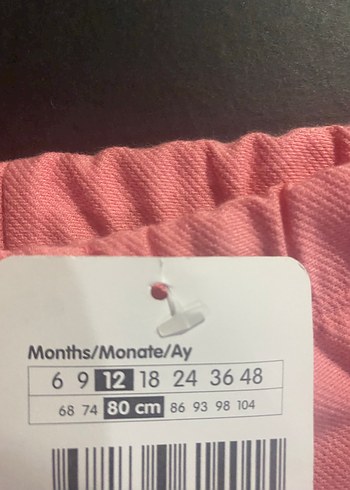 Pembe Kız Çocuk Tayt - Görsel 2