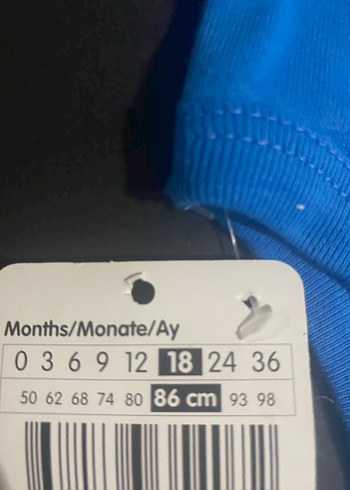 Mavi Erkek Bebek Kolsuz Body - Görsel 2