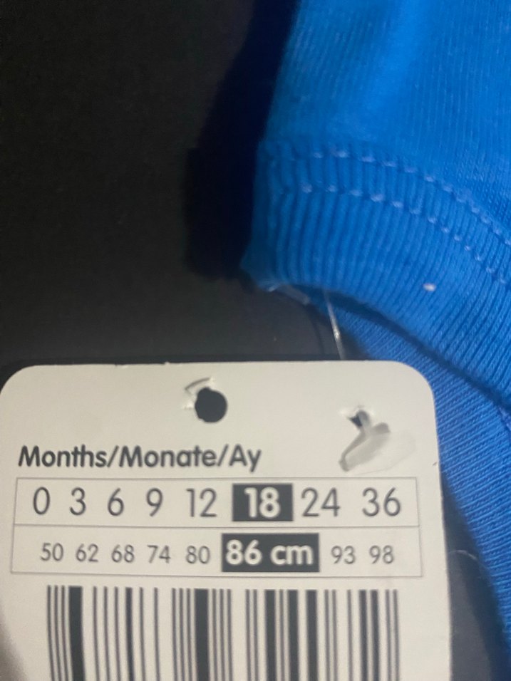 Mavi Erkek Bebek Kolsuz Body - Görsel 2