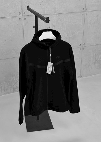 Siyah Fermuarlı Erkek ceket - Görsel 2