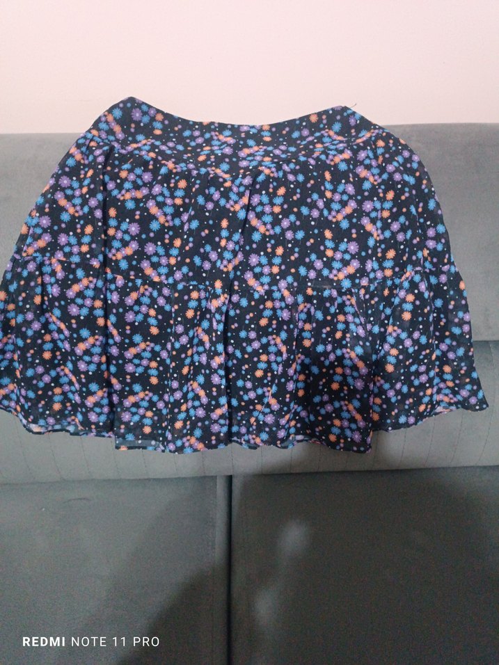 Desenli Midi Hamile Etek - Görsel 3