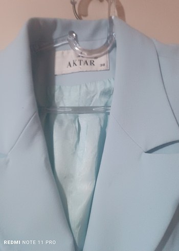 Mavi Kadın Klasik Kesim Blazer Ceket - Görsel 3