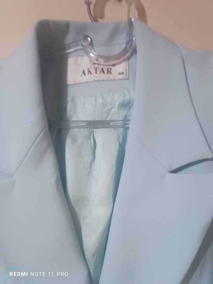 Mavi Kadın Klasik Kesim Blazer Ceket - Görsel 3