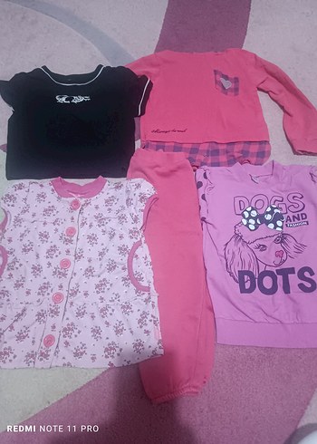 Kız Çocuk Pembe Kısa Kollu Pamuklu Gömlek - Görsel 3