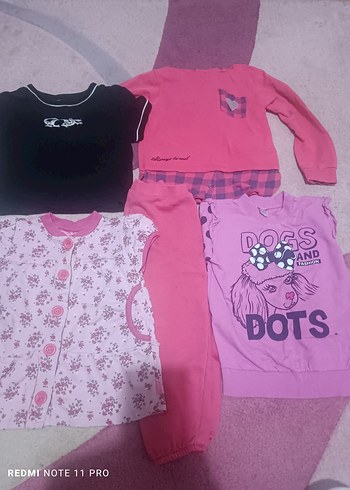 Kız Çocuk Pembe Kısa Kollu Pamuklu Gömlek - Görsel 2