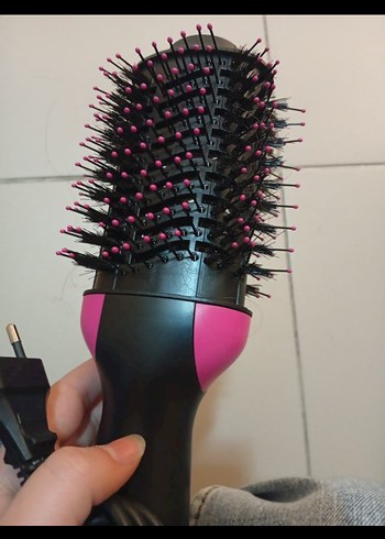 Pembe Saç Şekillendirici Fırça - Görsel 7