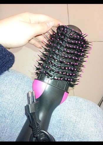Pembe Saç Şekillendirici Fırça - Görsel 8