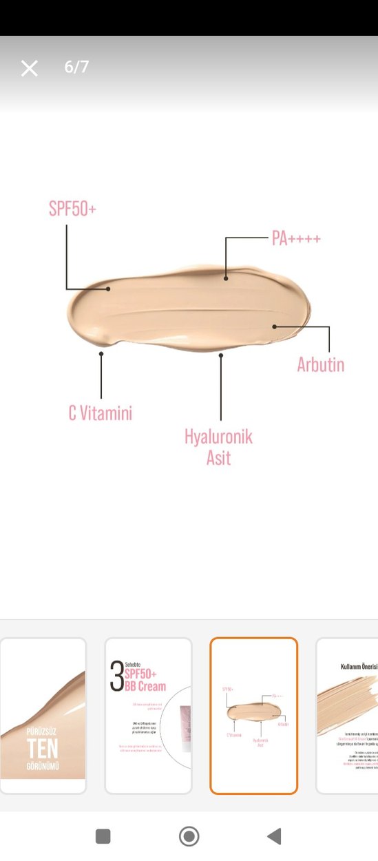 Skinsensual SPF50+ BB Krem Light 50ml - Görsel 5