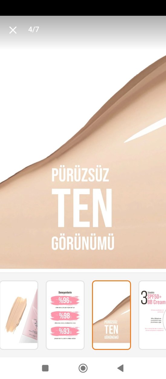 Skinsensual SPF50+ BB Krem Light 50ml - Görsel 3