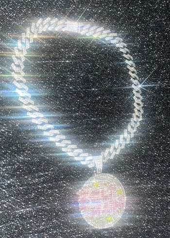 Self Made İced Out Kolye - Görsel 2