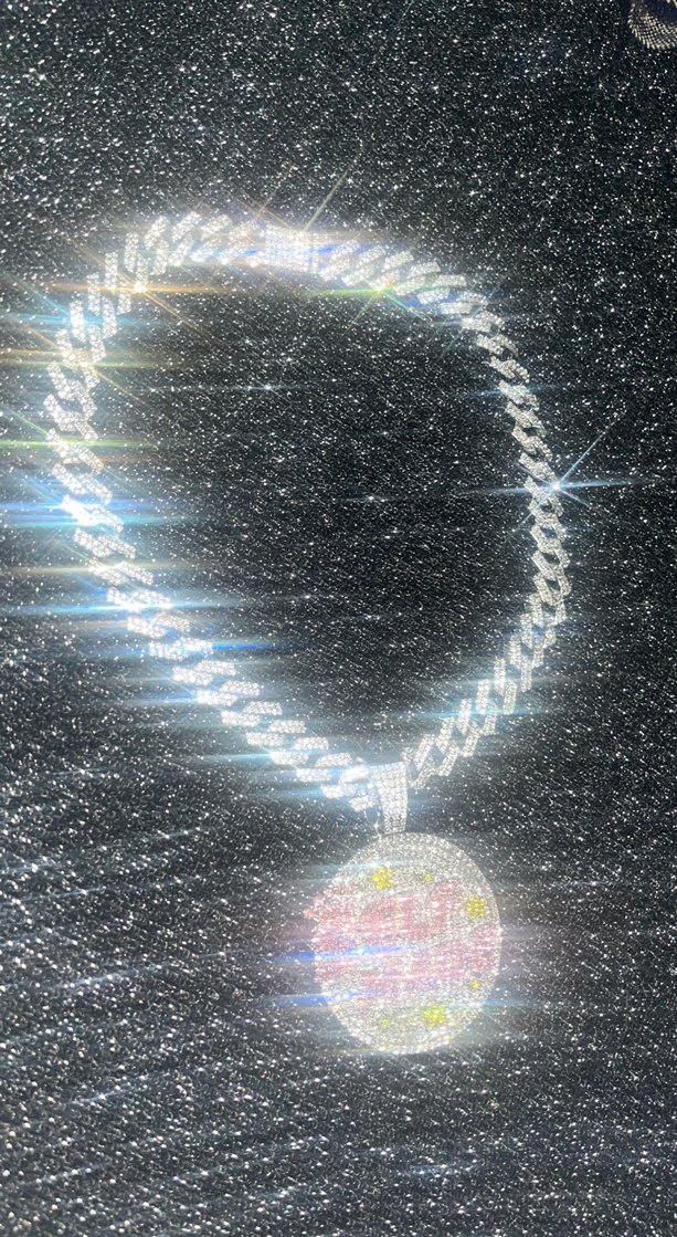 Self Made İced Out Kolye - Görsel 2