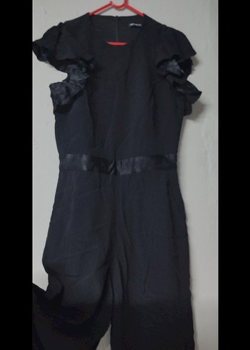 Kadın Siyah Tulum - Görsel 4