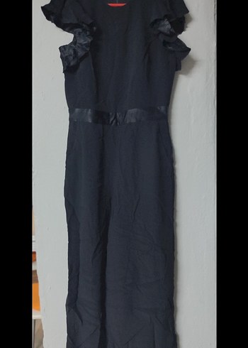 Kadın Siyah Tulum - Görsel 2