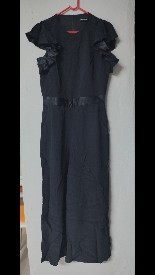 Kadın Siyah Tulum - Görsel 2