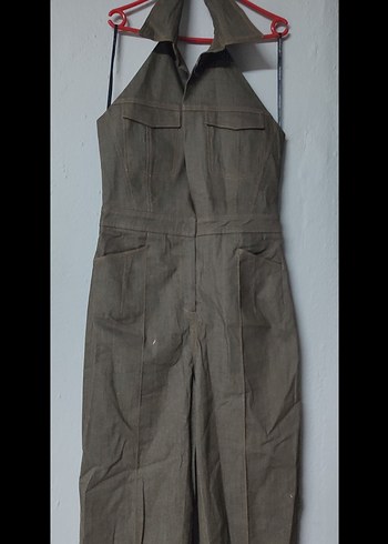 Haki Kadın Tulum - Görsel 2