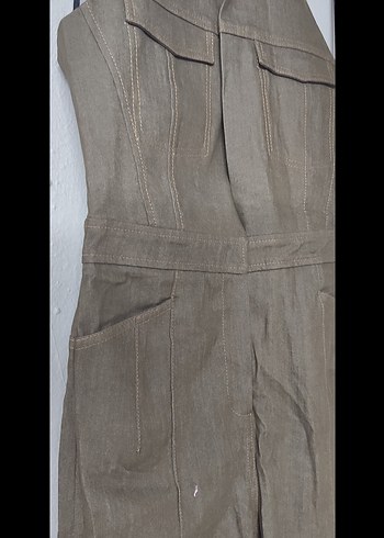 Haki Kadın Tulum - Görsel 6