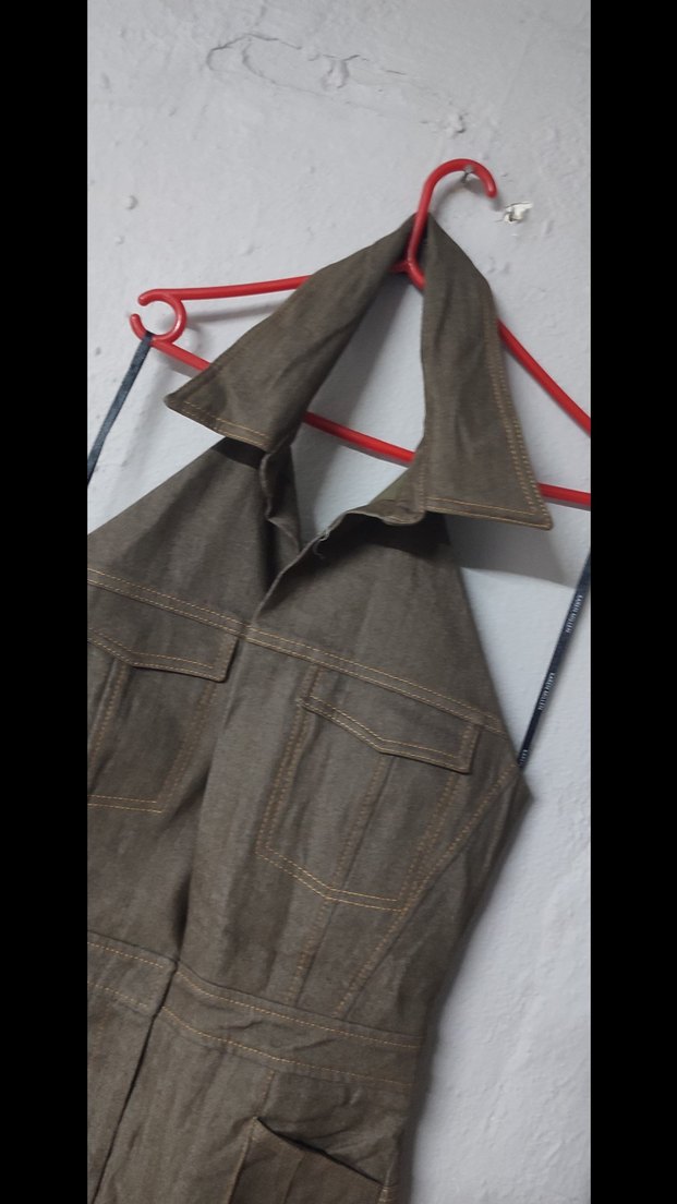 Haki Kadın Tulum - Görsel 4