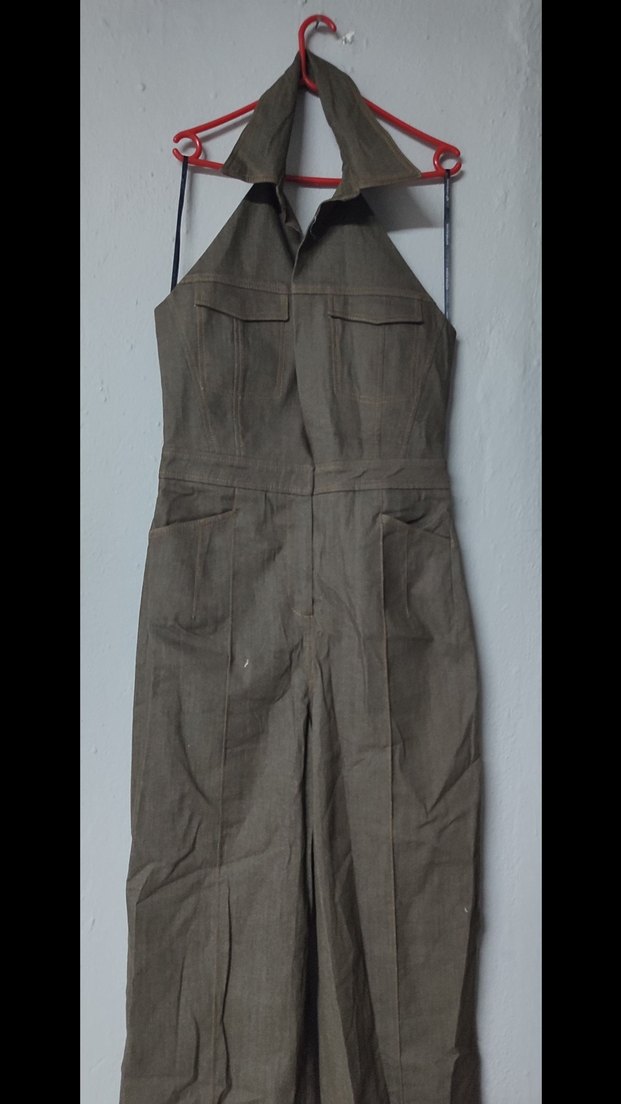 Haki Kadın Tulum - Görsel 2