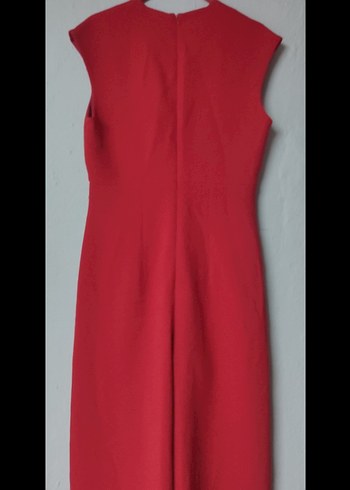 Kırmızı Kadın Tulum - Görsel 4