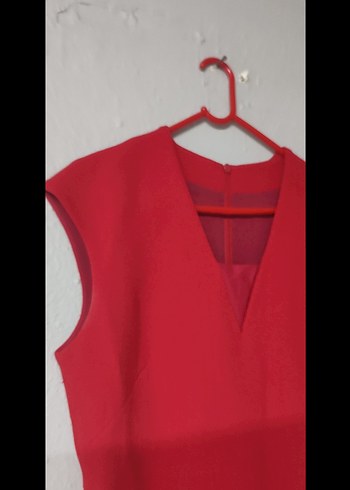 Kırmızı Kadın Tulum - Görsel 6