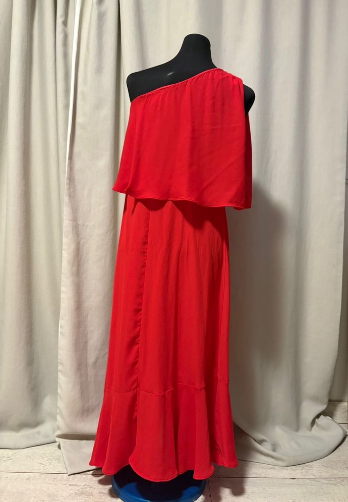 Kırmızı M Elbise - Görsel 2