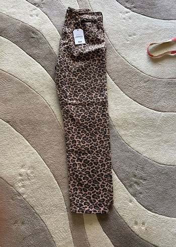 Etiketli Leopar Pantolon - Görsel 3