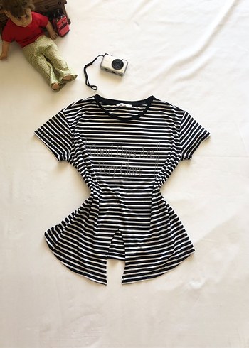 Önden Bağlamalı Tişört - Görsel 2