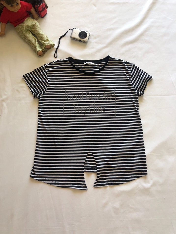 Önden Bağlamalı Tişört - Görsel 3