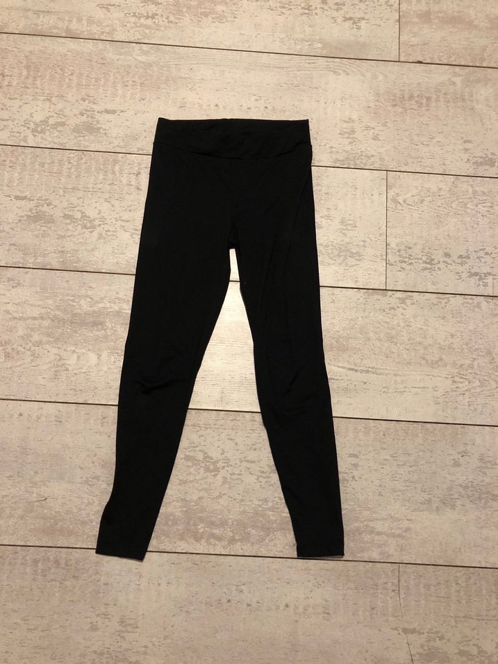 Siyah Basic Tayt - Görsel 2