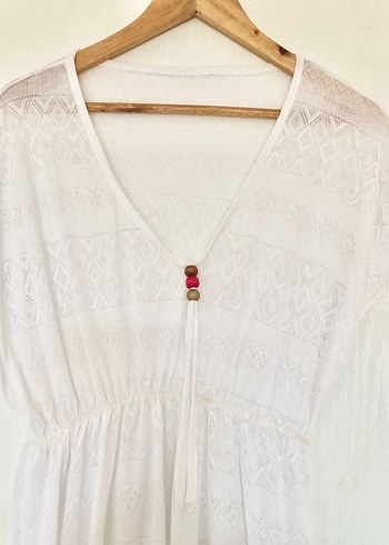 Yırtmaçlı Plaj Kıyafeti - Görsel 4