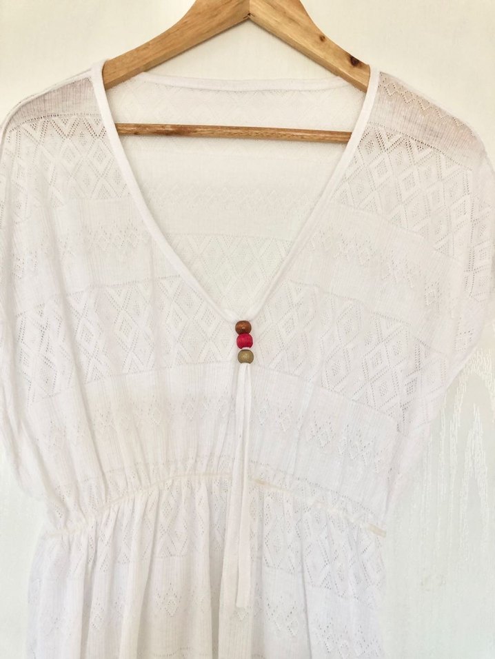 Yırtmaçlı Plaj Kıyafeti - Görsel 4