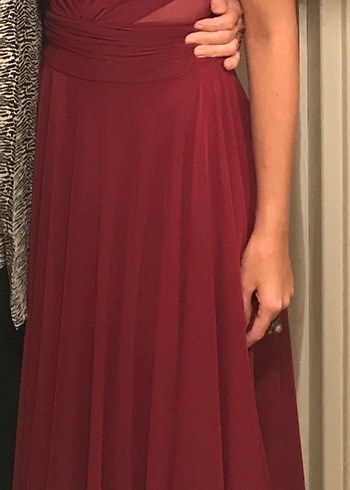 Uzun Kadın Abiye Elbise - Görsel 8