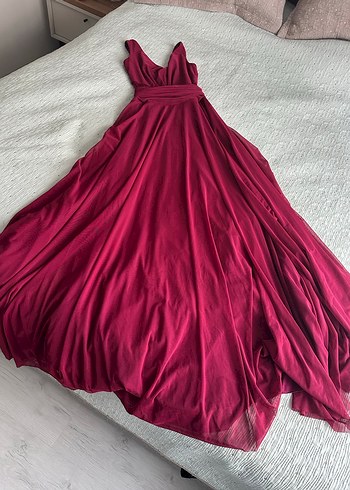 Uzun Kadın Abiye Elbise - Görsel 2