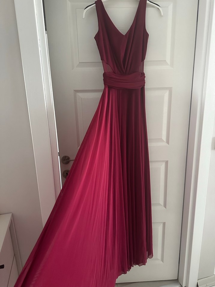 Uzun Kadın Abiye Elbise - Görsel 3