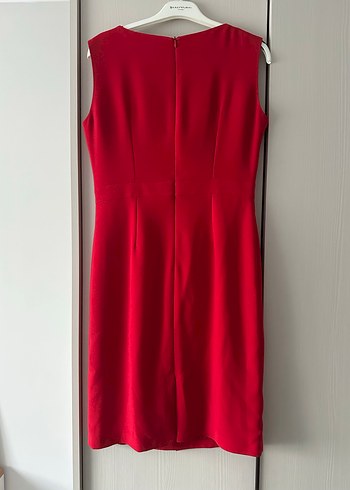 Kırmızı Midi Kadın Elbise - Görsel 3