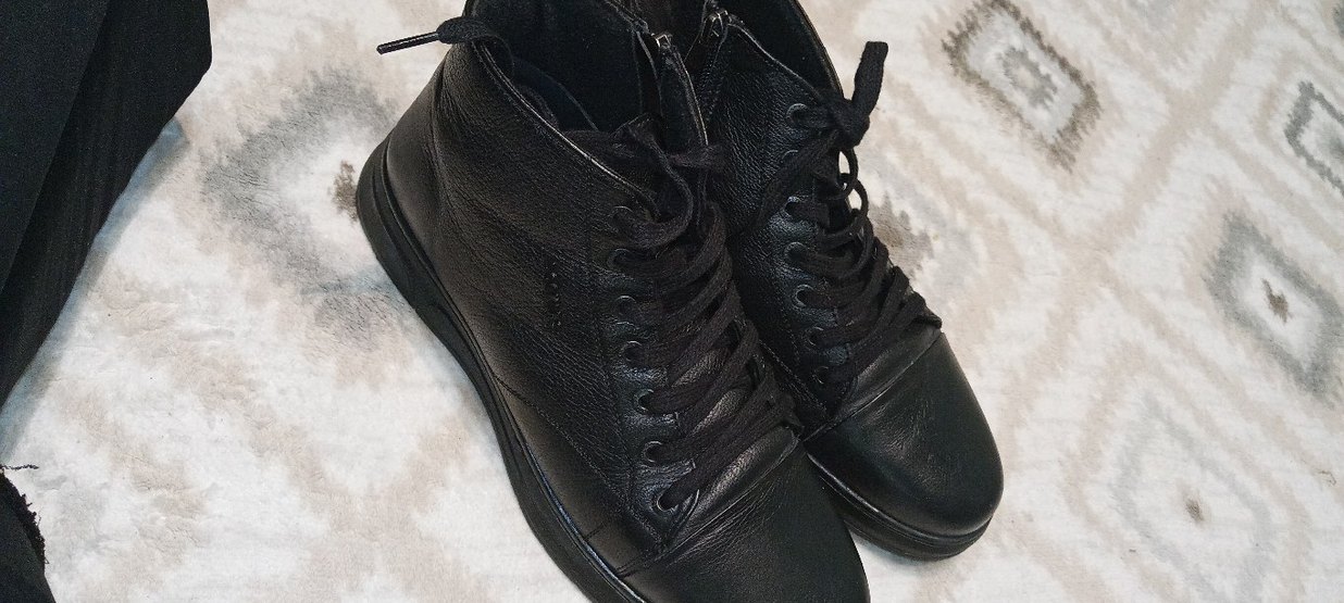 Hakiki Deri Siyah Biker Rozeti - Görsel 3