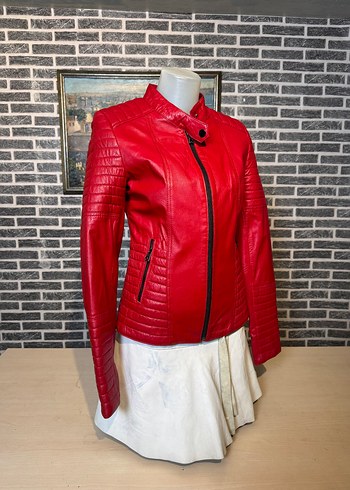 Kadın Deri Ceket Hakiki Kuzu Derisi Ceket Mont - Görsel 3