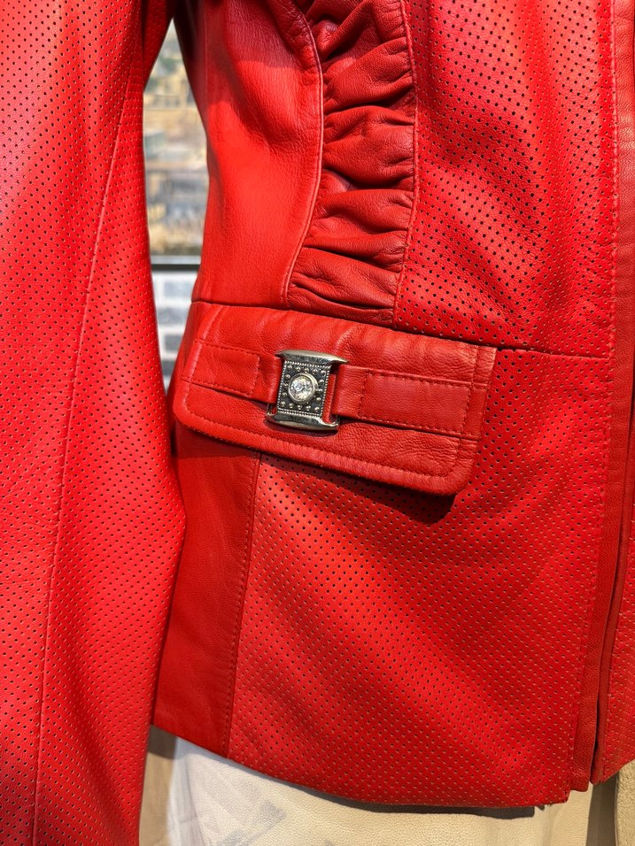 Kadın Deri Ceket Hakiki Kuzu Derisi Ceket Mont - Görsel 4