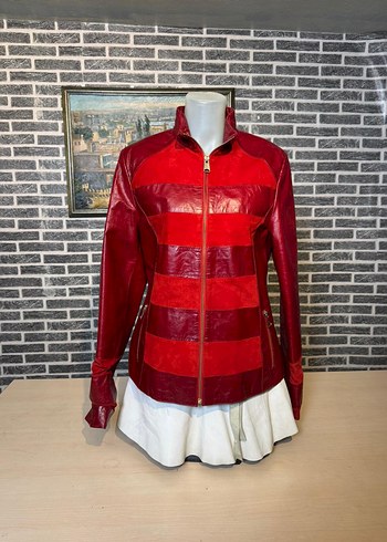 Kadın Deri Ceket Hakiki Kuzu Derisi Ceket Mont - Görsel 5