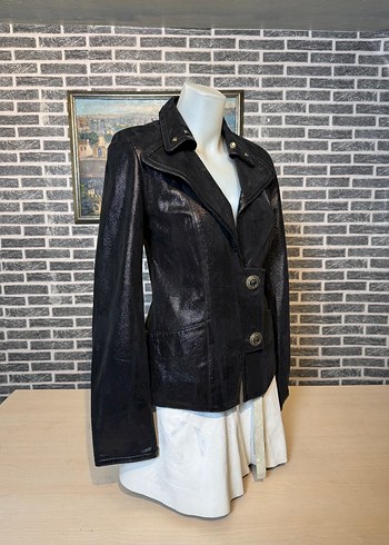 Kadın Deri Ceket Hakiki Kuzu Derisi Ceket Mont - Görsel 2