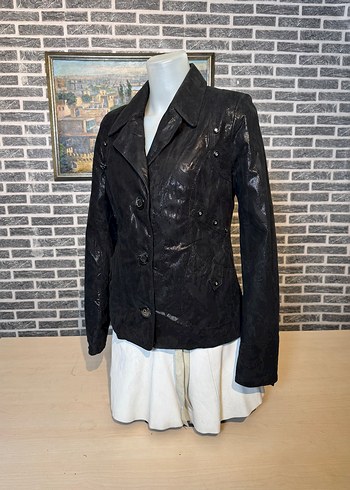 Kadın Deri Ceket Hakiki Kuzu Derisi Ceket Mont - Görsel 3