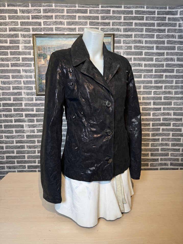 Kadın Deri Ceket Hakiki Kuzu Derisi Ceket Mont - Görsel 2