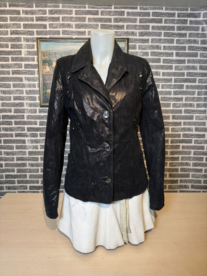 Kadın Deri Ceket Hakiki Kuzu Derisi Ceket Mont - Görsel 5