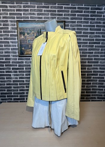 Kadın Deri Ceket Hakiki Kuzu Derisi Ceket Mont - Görsel 3