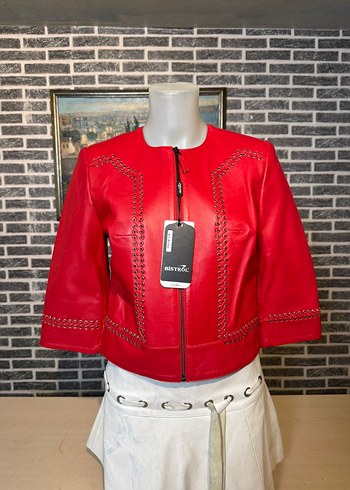 Kadın Deri Ceket Hakiki Kuzu Derisi Ceket Mont - Görsel 5