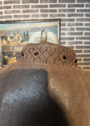 Kadın Deri Ceket Hakiki Kuzu Derisi Ceket Mont - Görsel 7