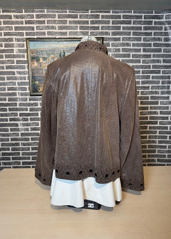 Kadın Deri Ceket Hakiki Kuzu Derisi Ceket Mont - Görsel 5