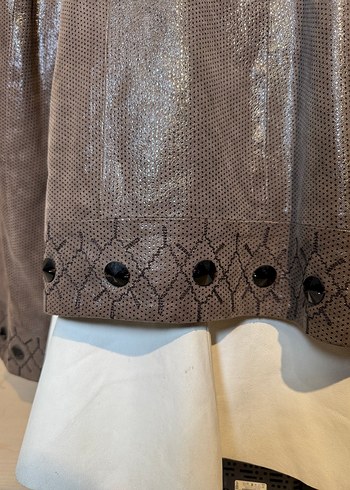 Kadın Deri Ceket Hakiki Kuzu Derisi Ceket Mont - Görsel 6