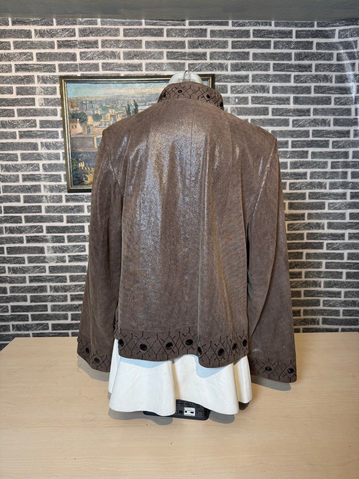 Kadın Deri Ceket Hakiki Kuzu Derisi Ceket Mont - Görsel 5