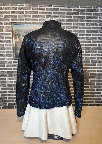 Kadın Deri Ceket Hakiki Kuzu Derisi Ceket Mont - Görsel 4